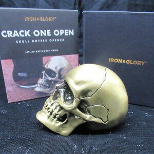 Iron & Glory Heavyweight Metal Skull Bottle Opener